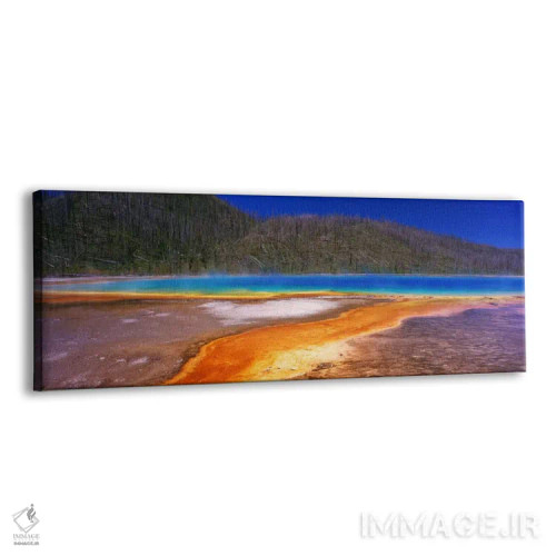 تابلو Wyoming, USA,چشمه بزرگ منشوری، پارک ملی یلواستون، وایومینگ، آمریکا اثر پانورامیک ایمجز (استودیو عکاسی عریض) - نمای پرسپکتیو محصول