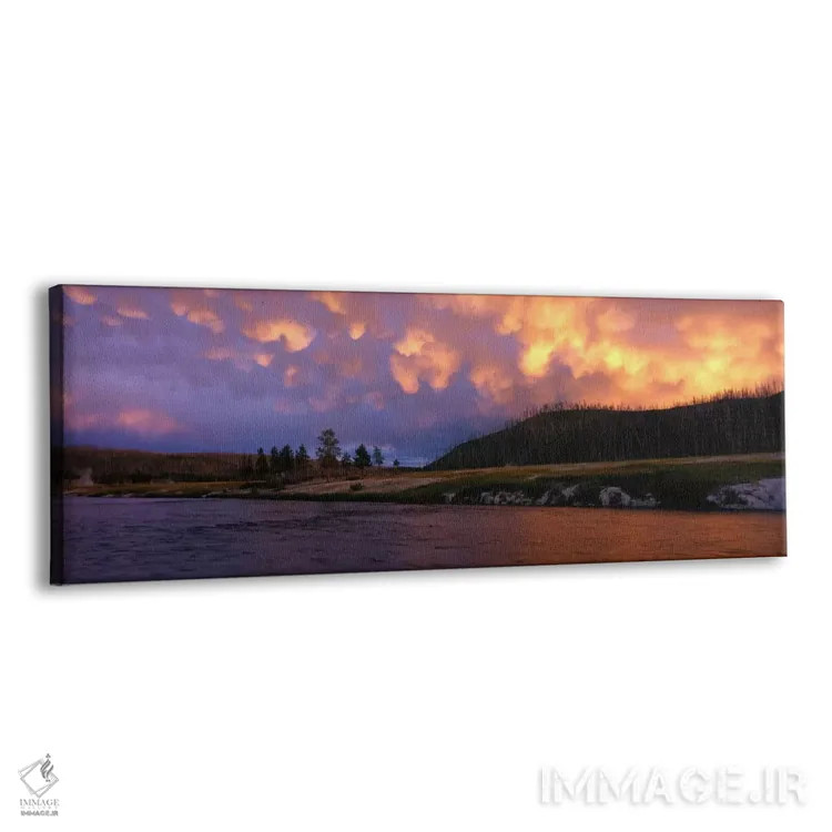 تابلو رودخانه فایرهول، پارک ملی یلواستون، وایومینگ، ایالات متحده اثر پانورامیک ایمجز (استودیو عکاسی عریض) - نمای پرسپکتیو محصول