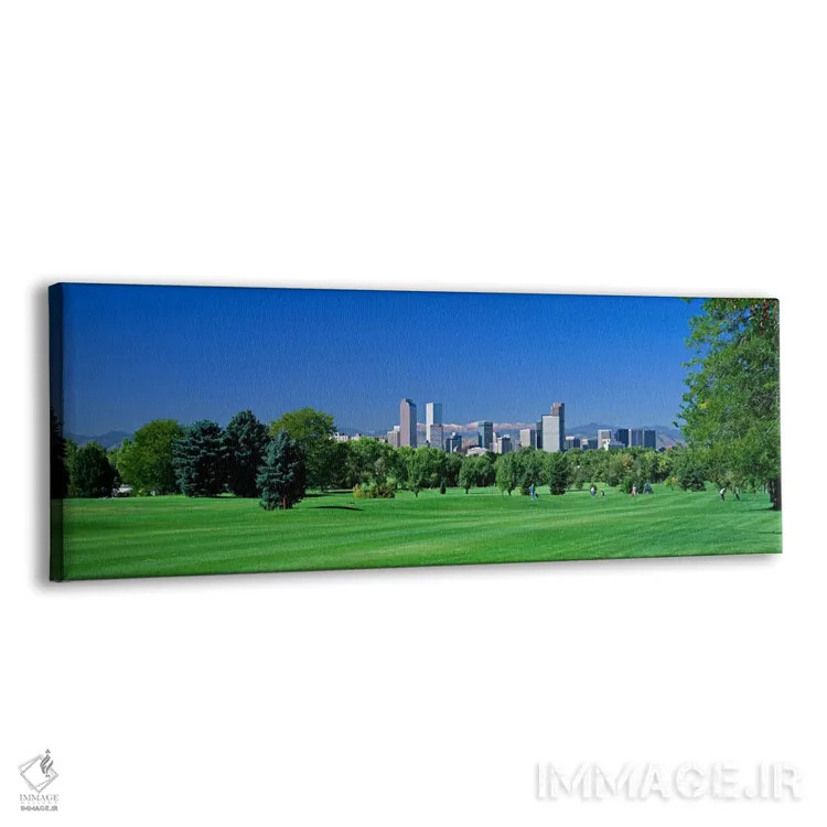 تابلو Denver, Colorado, USA,منظره آسماننما در روز، دنور، کلرادو، ایالات متحده اثر پانورامیک ایمجز (استودیو عکاسی عریض) - نمای پرسپکتیو محصول