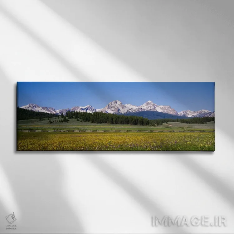 تابلو Sawtooth Wilderness, Sawtooth National Recreation Area, Idaho, USA,رشتهکوه ساوتوث، منطقه بیابانی ساوتوث، منطقه تفریحی ملی ساوتوث، آیداهو، ایالات متحده اثر پانورامیک ایمجز (استودیو عکاسی عریض) - نمای روبهرو روی دیوار