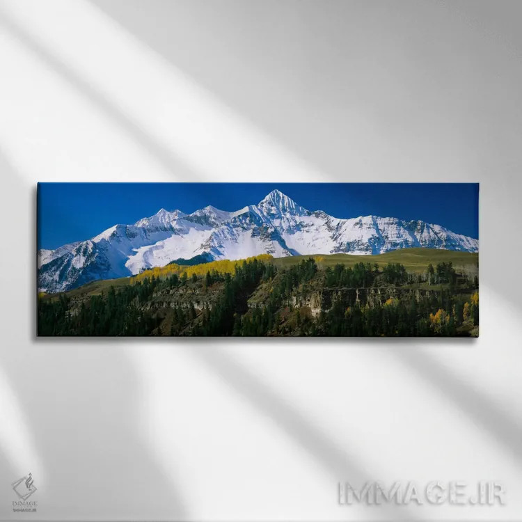 تابلو Lizard Head Wilderness, Uncompahgre National Forest, San Miguel County, Colorado, USA,قله برفی ویلسون، بیابان لیزارد هد، جنگل ملی آنکامپاگری، شهرستان سن میگل، کلرادو، ایالات متحده اثر پانورامیک ایمجز (استودیو عکاسی عریض) - نمای روبهرو روی دیوا