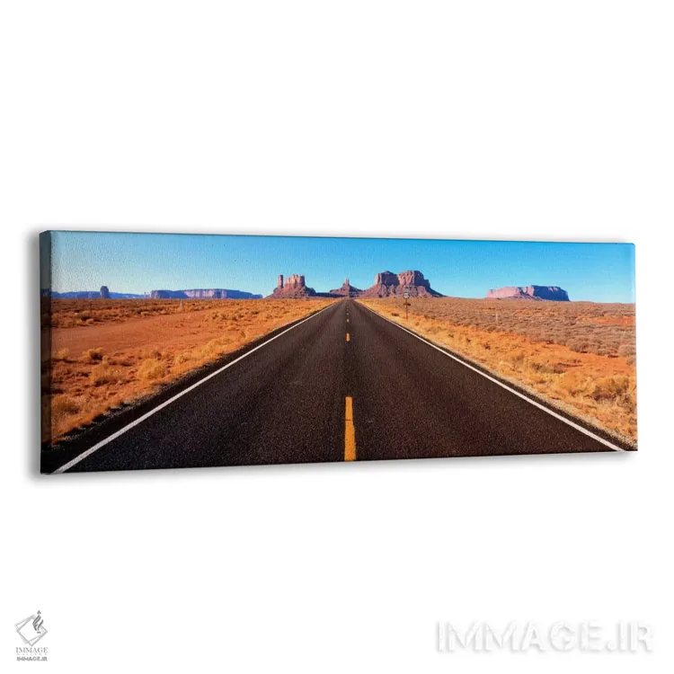 تابلو Navajo Nation, Utah, USA,منظره دره مانیومنت از جاده ۱۶۳ آمریکا، ملت ناواهو، یوتا، آمریکا اثر پانورامیک ایمجز (استودیو عکاسی عریض) - نمای پرسپکتیو محصول
