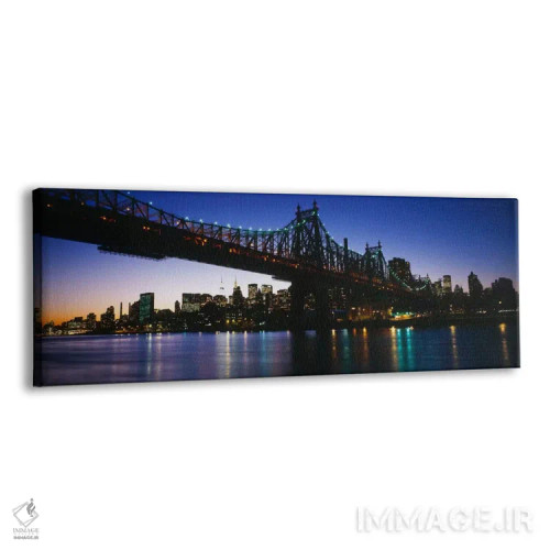 تابلو New York City, 59th Street Bridge,پل خیابان ۵۹، نیویورک سیتی، آمریکا اثر پانورامیک ایمجز (استودیو عکاسی عریض) - نمای پرسپکتیو محصول