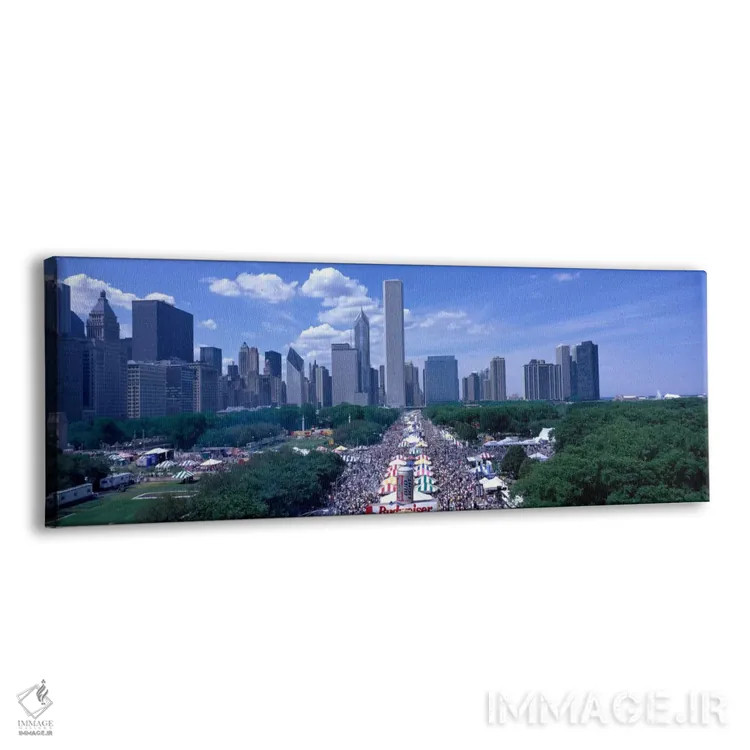 تابلو جشنواره طعم شیکاگو، شیکاگو، ایلینوی اثر پانورامیک ایمجز (استودیو عکاسی عریض) - نمای پرسپکتیو محصول