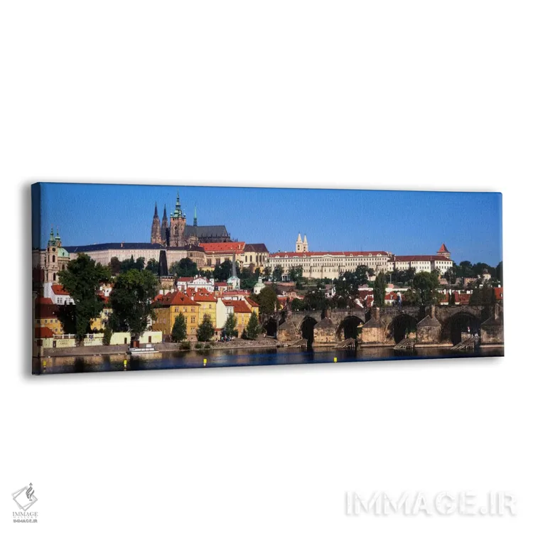 تابلو Prague, Czech Republic,نمای قلعه پراگ از کنار رود ولتاوا، پراگ، جمهوری چک اثر پانورامیک ایمجز (استودیو عکاسی عریض) - نمای پرسپکتیو محصول