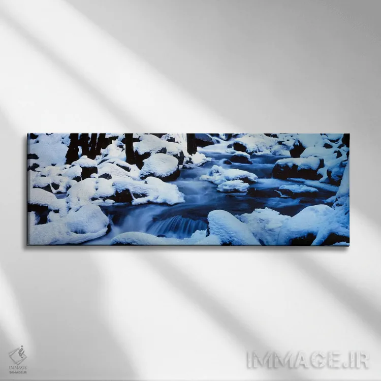 تابلو زمستان در پارک ملی یوسمیتی، کالیفرنیا، ایالات متحده آمریکا اثر پانورامیک ایمجز (استودیو عکاسی عریض) - نمای روبهرو روی دیوار