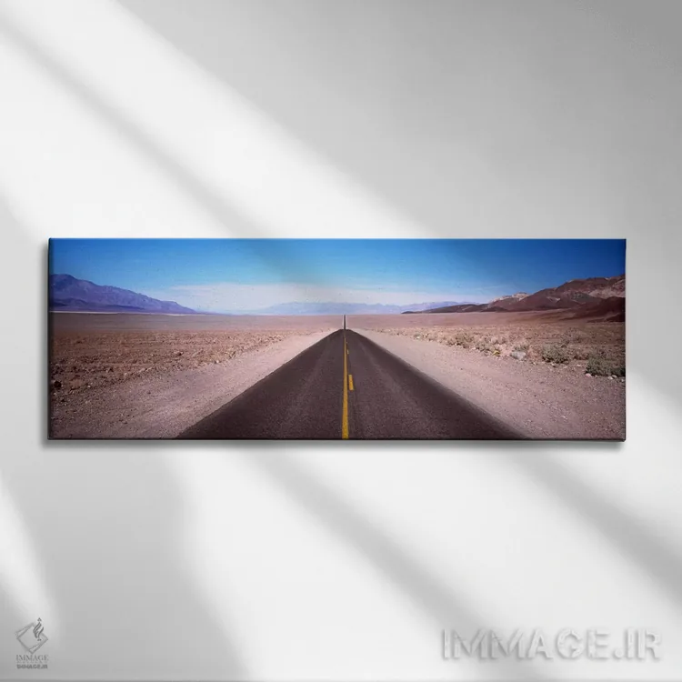 تابلو Death Valley National Park,چشمانداز دره خشک کنار جاده ۱۹۰ ایالت کالیفرنیا، پارک ملی دره مرگ اثر پانورامیک ایمجز (استودیو عکاسی عریض) - نمای روبهرو روی دیوار