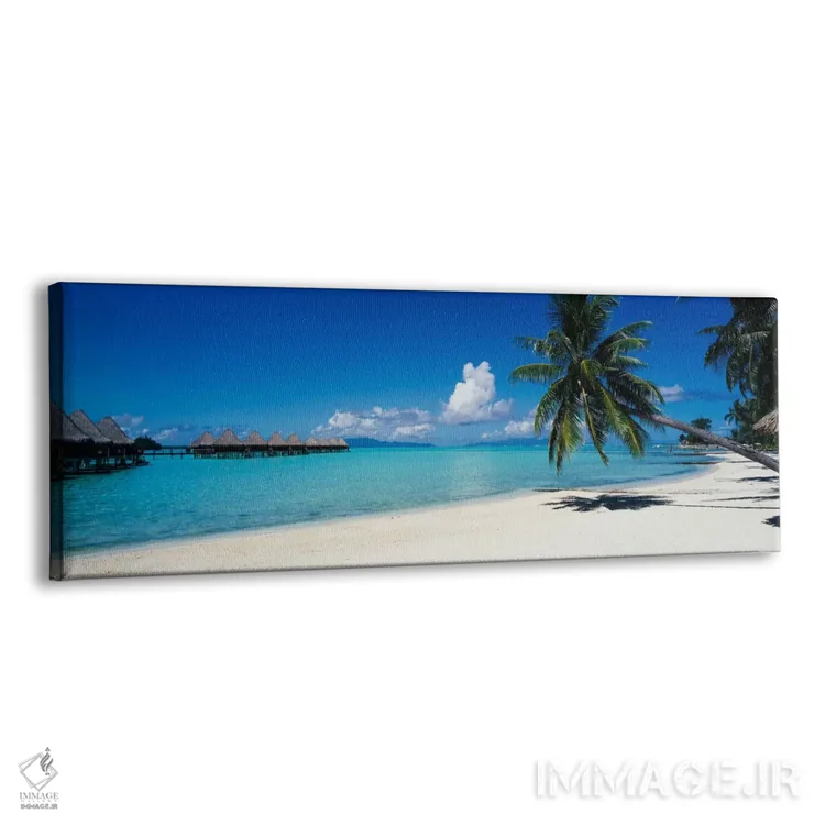تابلو Society Islands, French Polynesia,منظره استوایی، جزایر سوسایتی، پلینزی فرانسه اثر پانورامیک ایمجز (استودیو عکاسی عریض) - نمای پرسپکتیو محصول