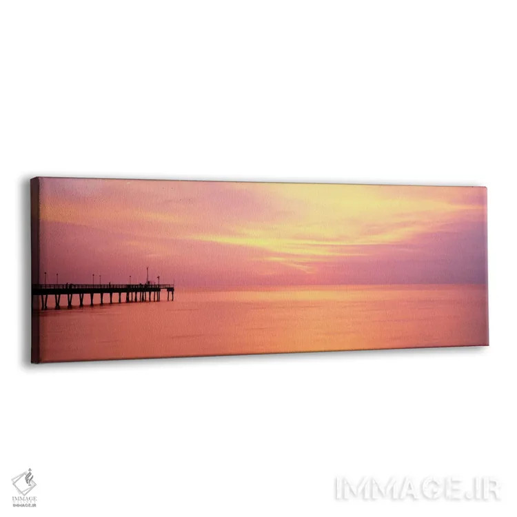 تابلو Caspersen Beach, Venice, Florida, USA,غروب آفتاب در اسکله، ساحل کاسپرزن، ونیز، فلوریدا، آمریکا اثر پانورامیک ایمجز (استودیو عکاسی عریض) - نمای پرسپکتیو محصول