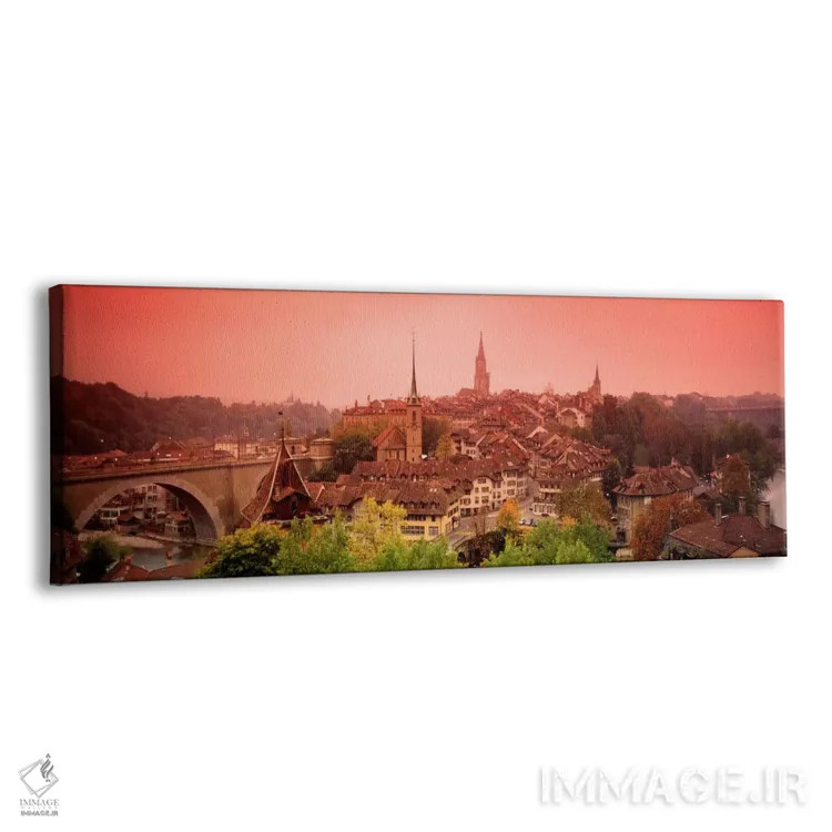 تابلو غروب، برن، سوئیس اثر پانورامیک ایمجز (استودیو عکاسی عریض) - نمای پرسپکتیو محصول
