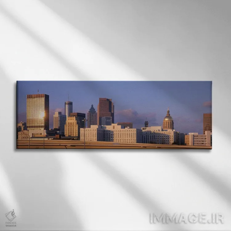 تابلو Georgia, Atlanta #2,آمریکا، جورجیا، آتلانتا شماره ۲ اثر پانورامیک ایمجز (استودیو عکاسی عریض) - نمای روبهرو روی دیوار