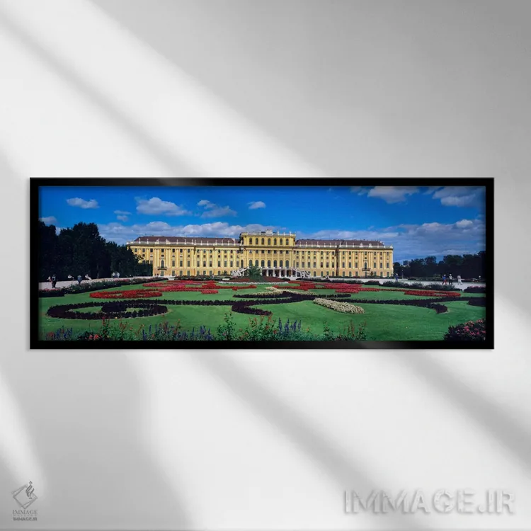 تابلو Hietzing, Vienna, Austria,کاخ شونبرون، هیتزینگ، وین، اتریش اثر پانورامیک ایمجز (استودیو عکاسی عریض) - نمای قابدار مشکی