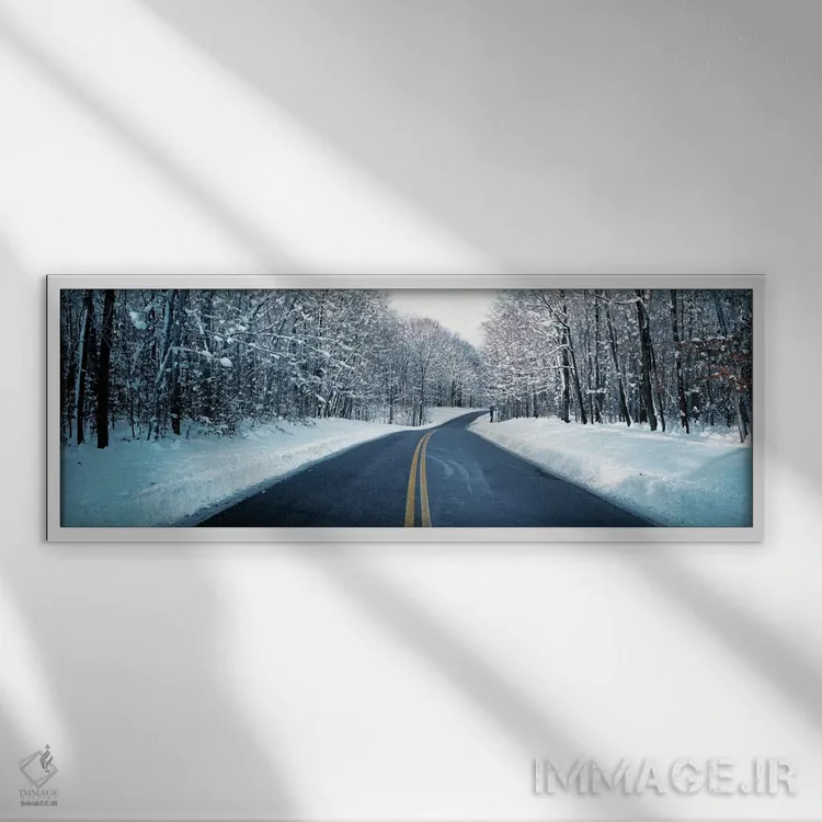 تابلو جاده پارک مترو، اوهایو، ایالات متحده آمریکا اثر پانورامیک ایمجز (استودیو عکاسی عریض) - نمای قابدار سفید