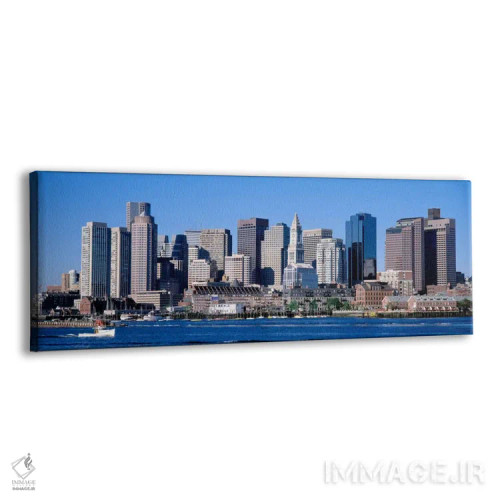 تابلو Cityscape, Boston, Massachusetts, USA,,خط افق، چشمانداز شهری، بوستون، ماساچوست، ایالات متحده آمریکا اثر پانورامیک ایمجز (استودیو عکاسی عریض) - نمای پرسپکتیو محصول