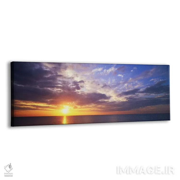 تابلو Ocean, Caribbean Island, Grand Cayman Island,غروب آفتاب بر آب و اقیانوس، جزیره کارائیب، گرند کیمن اثر پانورامیک ایمجز (استودیو عکاسی عریض) - نمای پرسپکتیو محصول