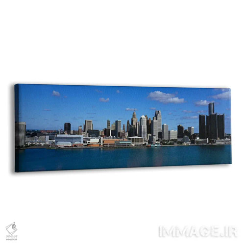 تابلو Detroit,آمریکا، میشیگان، دیترویت اثر پانورامیک ایمجز (استودیو عکاسی عریض) - نمای پرسپکتیو محصول