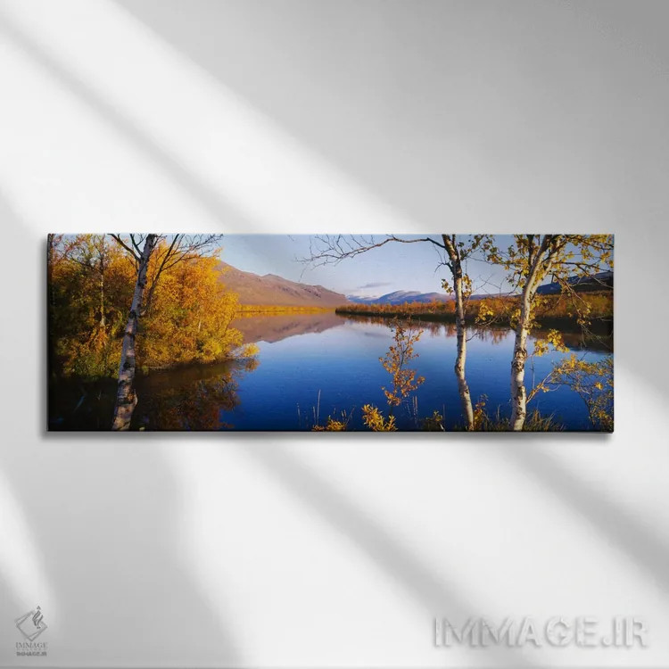 تابلو Vistas Valley, Lappland, Sweden,منظره پاییزی، دره ویستاس، لاپلند، سوئد اثر پانورامیک ایمجز (استودیو عکاسی عریض) - نمای روبهرو روی دیوار