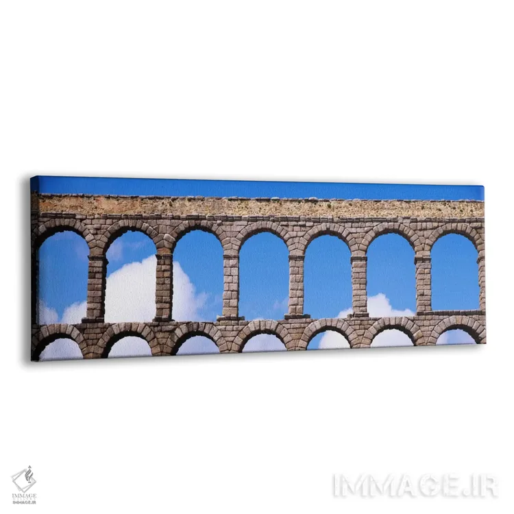 تابلو Segovia, Spain,قنات رومی، سگویا، اسپانیا اثر پانورامیک ایمجز (استودیو عکاسی عریض) - نمای پرسپکتیو محصول