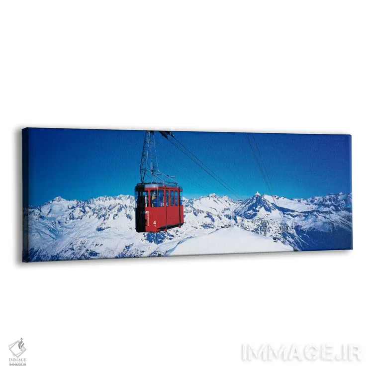 تابلو تلهکابین آندرمت، سوئیس اثر پانورامیک ایمجز (استودیو عکاسی عریض) - نمای پرسپکتیو محصول