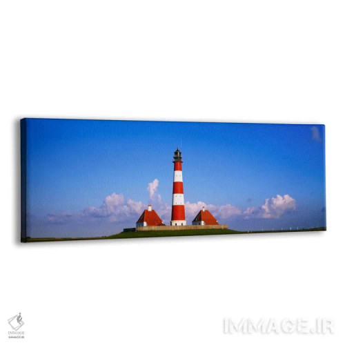 تابلو Nordfriesland, Schleswig-Holstein, Germany,فانوس دریایی وسترهوفرسند، نوردفرایزلند، اشلسویگ-هولشتاین، آلمان اثر پانورامیک ایمجز (استودیو عکاسی عریض) - نمای پرسپکتیو محصول