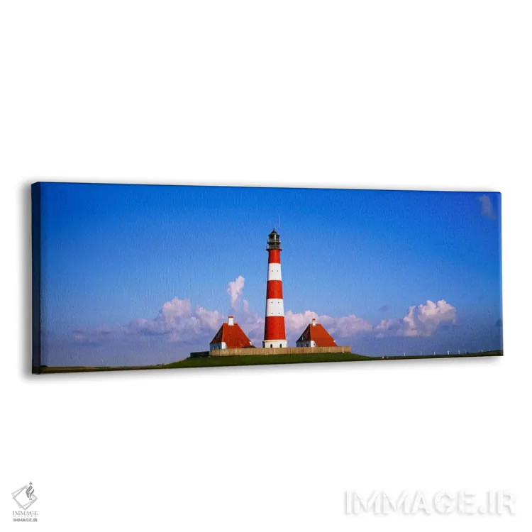 تابلو Nordfriesland, Schleswig-Holstein, Germany,فانوس دریایی وسترهوفرسند، نوردفرایزلند، اشلسویگ-هولشتاین، آلمان اثر پانورامیک ایمجز (استودیو عکاسی عریض) - نمای پرسپکتیو محصول