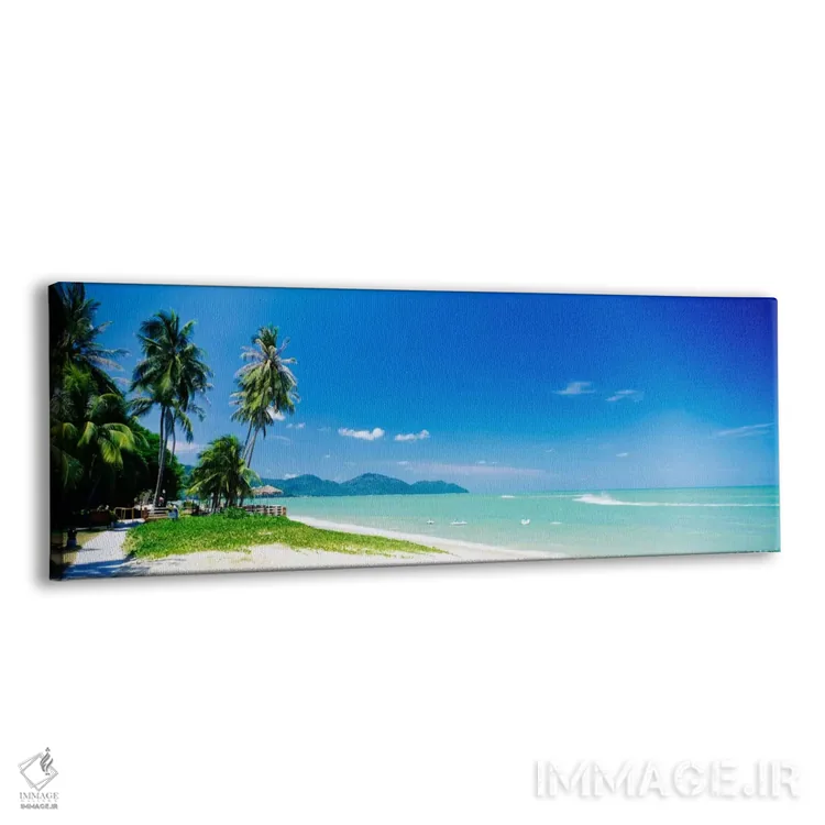 تابلو Penang Island, Malaysia,نمای دور از پارک ملی پنانگ از باتو فرینگی، جزیره پنانگ، مالزی اثر پانورامیک ایمجز (استودیو عکاسی عریض) - نمای پرسپکتیو محصول
