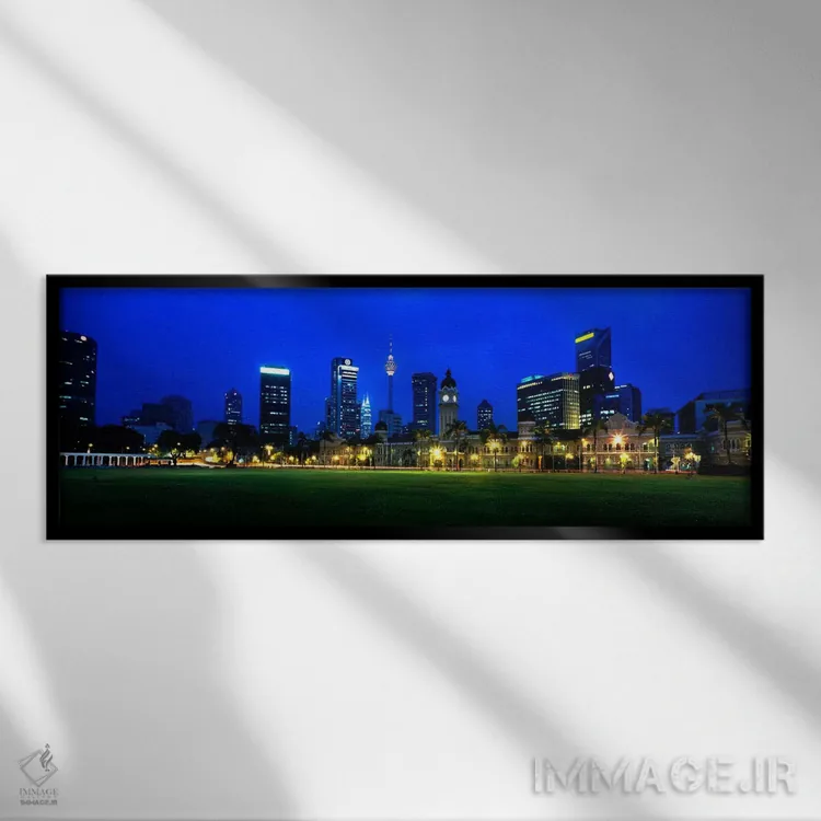 تابلو ساختمان دبیرخانه فدرال، کوالالامپور، مالزی اثر پانورامیک ایمجز (استودیو عکاسی عریض) - نمای قابدار مشکی