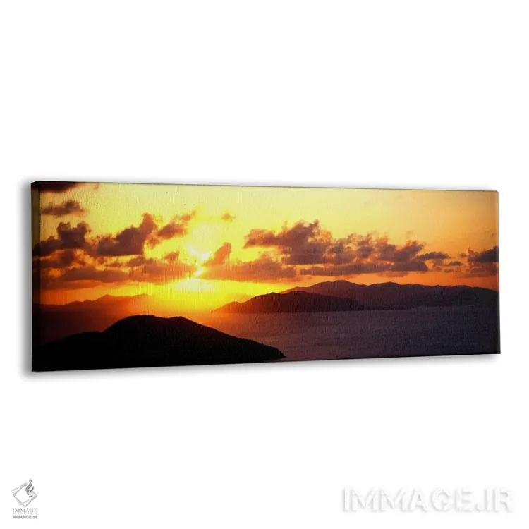 تابلو غروب آفتاب، ویرجین گوردا، جزایر ویرجین بریتانیا اثر پانورامیک ایمجز (استودیو عکاسی عریض) - نمای پرسپکتیو محصول