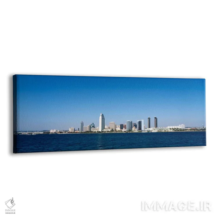 تابلو San Diego, California, USA #9,ساختمانها در کنار آب، سن دیگو، کالیفرنیا، ایالات متحده آمریکا (۹) اثر پانورامیک ایمجز (استودیو عکاسی عریض) - نمای پرسپکتیو محصول