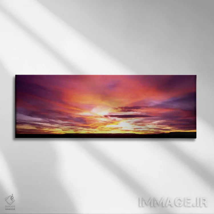 تابلو Canyon De Chelly, Arizona, USA,غروب آفتاب، کانیون دو شلی، آریزونا، ایالات متحده آمریکا اثر پانورامیک ایمجز (استودیو عکاسی عریض) - نمای روبهرو روی دیوار