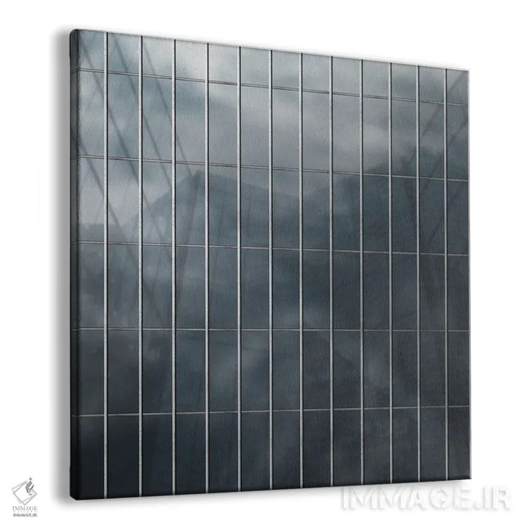 تابلو پنجره انتزاعی هفت اثر دانیلو د آلکساندریا - نمای پرسپکتیو محصول