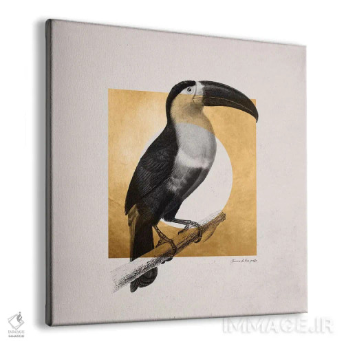 تابلو استوایی طلایی سه اثر دانیلو د آلکساندریا - نمای پرسپکتیو محصول