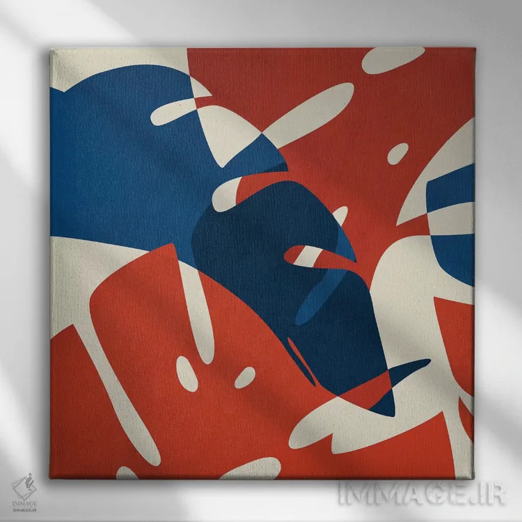 تابلو هنر برگ یک اثر دانیلو د آلکساندریا - نمای روبهرو روی دیوار