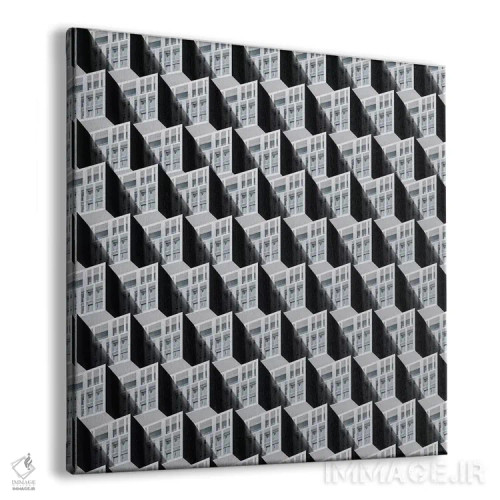 تابلو الگوی پنجرهها شماره ۷ اثر دانیلو د آلکساندریا - نمای پرسپکتیو محصول