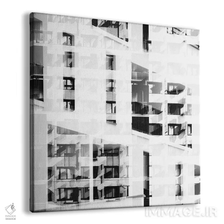 تابلو الگوی پنجرهها شماره ۲۵ اثر دانیلو د آلکساندریا - نمای پرسپکتیو محصول