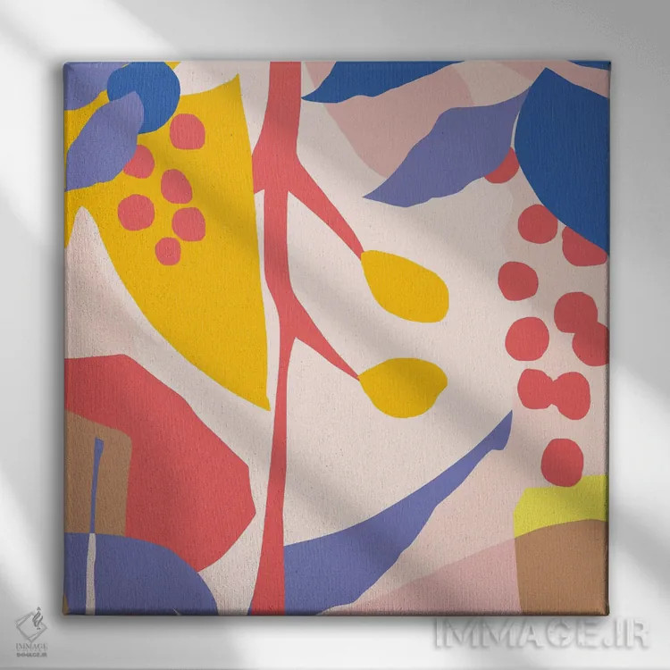 تابلو هنر برگ، دوتایی ب اثر دانیلو د آلکساندریا - نمای روبهرو روی دیوار