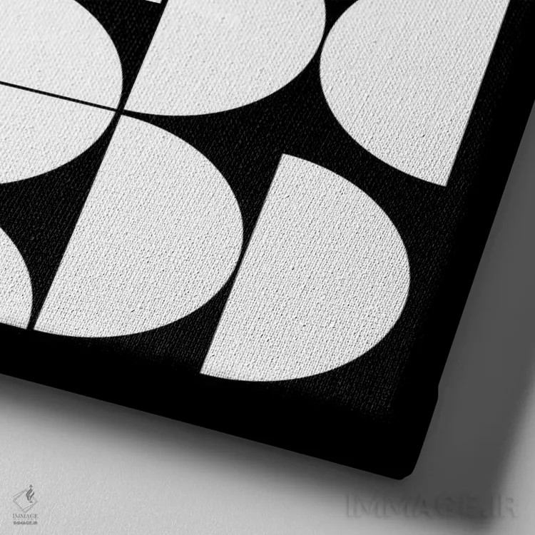 تابلو کوکو III (مد و برند) اثر دانیلو د آلکساندریا - نمای نزدیک بافت بوم