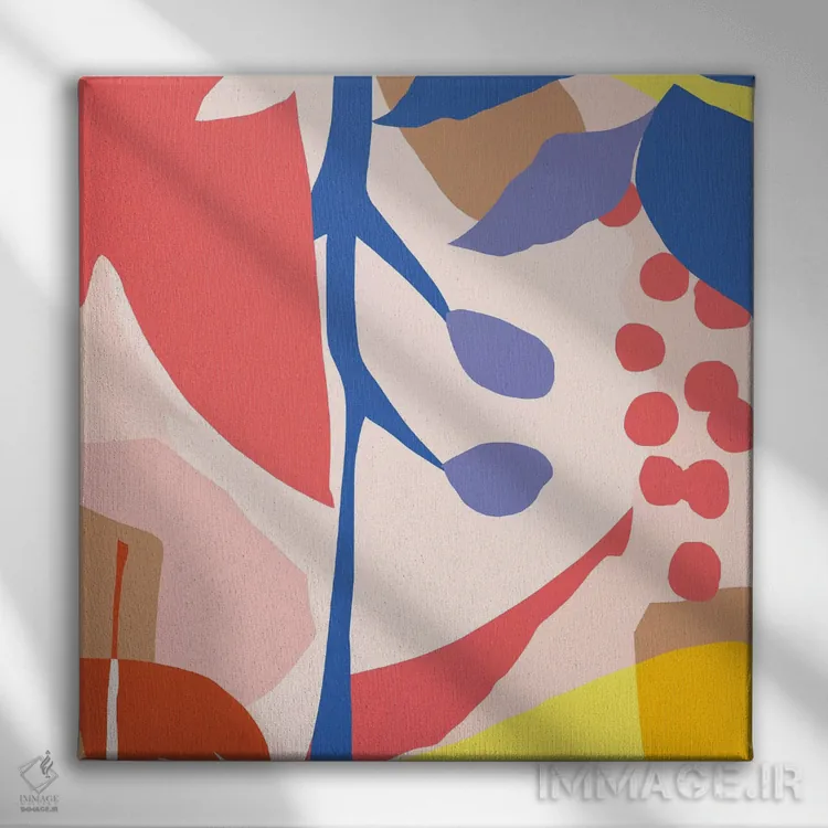 تابلو هنر برگ، دوتایی الف اثر دانیلو د آلکساندریا - نمای روبهرو روی دیوار