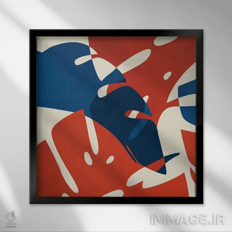 تابلو هنر برگ یک اثر دانیلو د آلکساندریا - نمای قابدار مشکی