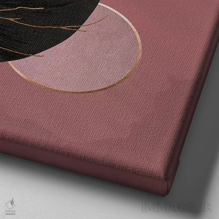 تابلو گل رز شماره ۲ اثر دانیلو د آلکساندریا - نمای نزدیک بافت بوم