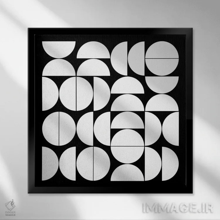 تابلو کوکو III (مد و برند) اثر دانیلو د آلکساندریا - نمای قابدار مشکی