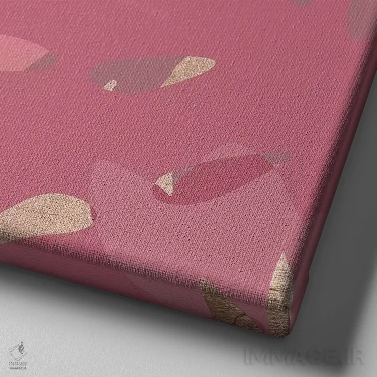 تابلو گل رز اثر دانیلو د آلکساندریا - نمای نزدیک بافت بوم