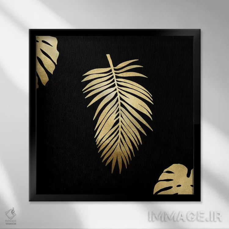 تابلو هنر برگ دو اثر دانیلو د آلکساندریا - نمای قابدار مشکی