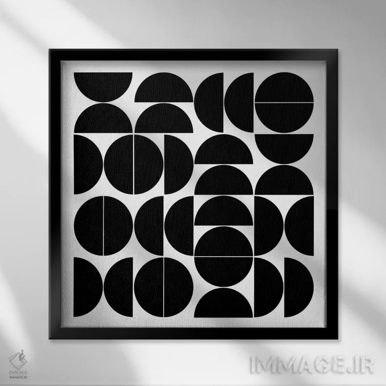 تابلو کوکو II (مد و برند) اثر دانیلو د آلکساندریا - نمای قابدار مشکی
