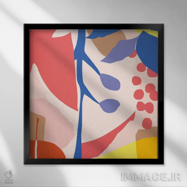 تابلو هنر برگ، دوتایی الف اثر دانیلو د آلکساندریا - نمای قابدار مشکی