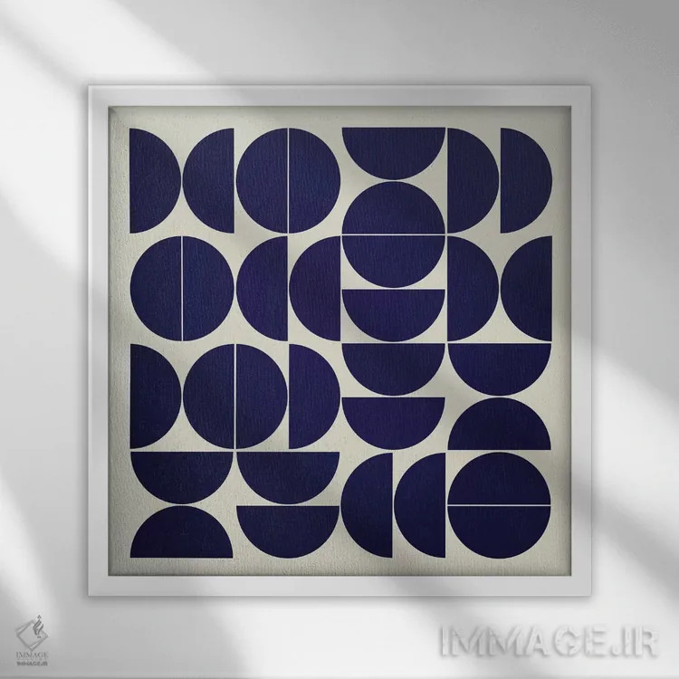 تابلو کوکو چهارم اثر دانیلو د آلکساندریا - نمای قابدار سفید