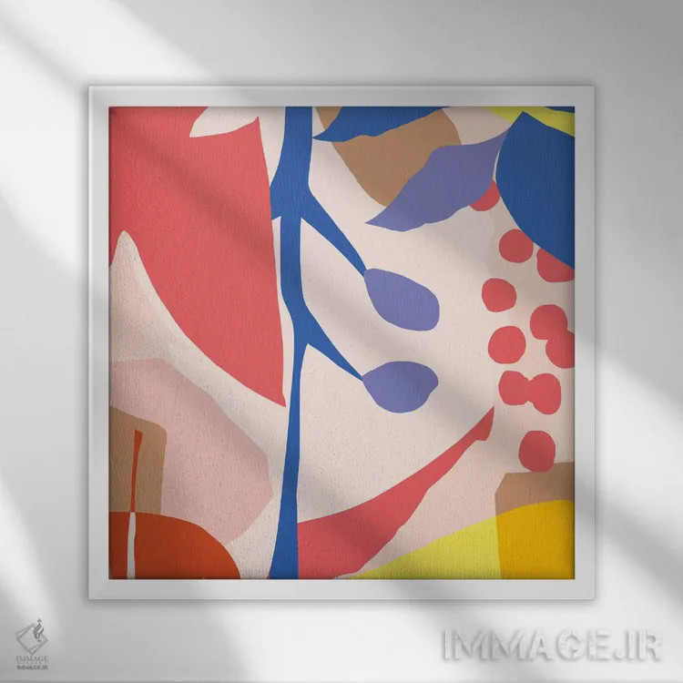 تابلو هنر برگ، دوتایی الف اثر دانیلو د آلکساندریا - نمای قابدار سفید