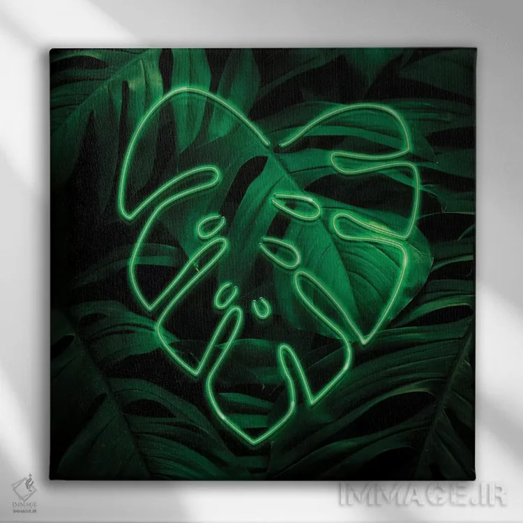 تابلو هنر برگ هشت اثر دانیلو د آلکساندریا - نمای روبهرو روی دیوار