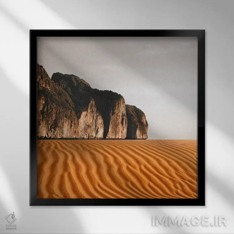 تابلو شن یک اثر دانیلو د آلکساندریا - نمای قابدار مشکی