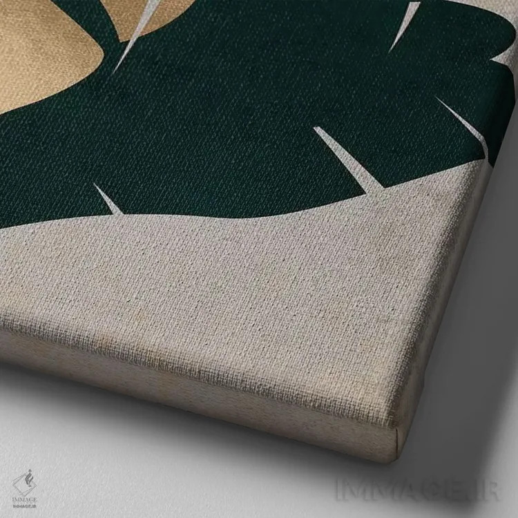 تابلو هنر برگ شانزده اثر دانیلو د آلکساندریا - نمای نزدیک بافت بوم